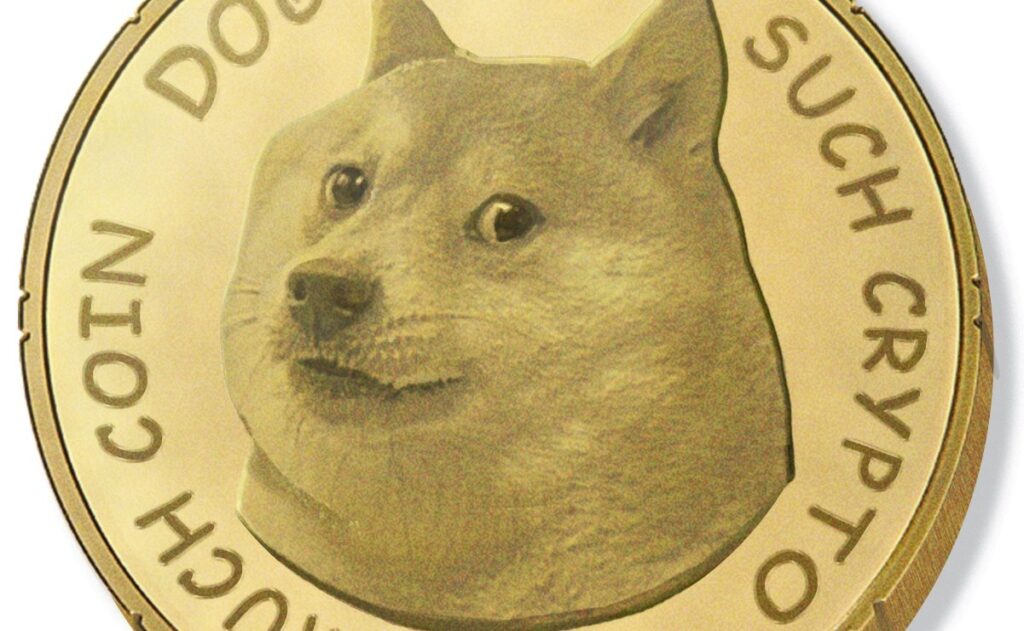 criptomoneda con cara de perrito